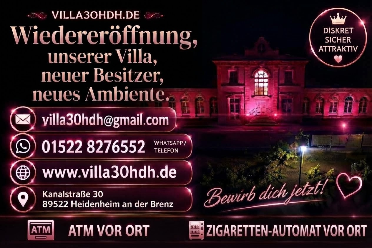Villa30 Heidenheim – Wiedereröffnung, Kontakt und Adresse